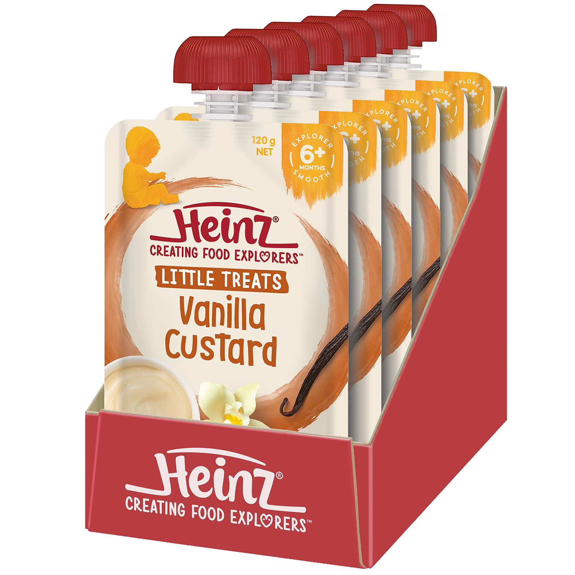 Heinz Little Treats Vanilla Custard Puree 120g Lazada PH