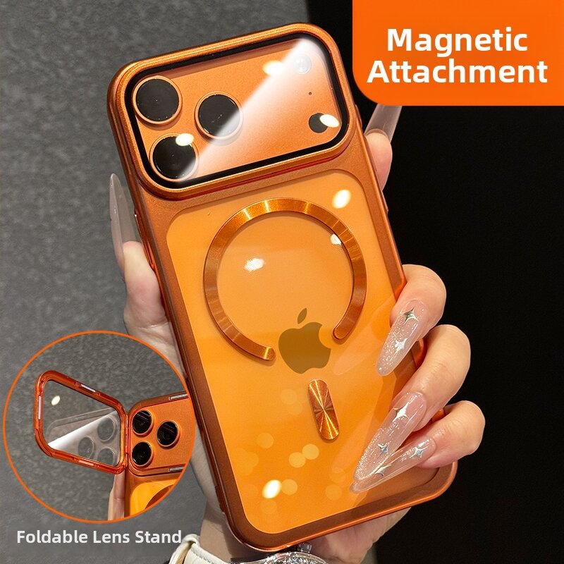 QI MEI. CASE / High Quality Magnetic iPhone Case With Lens Cover Support 17 Pro - Image 4