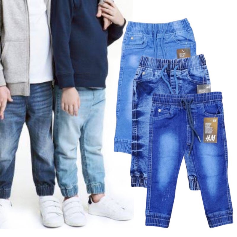 Pambata Pants Denim Lazada Jogger Jeans Years Boy for Old Maong 2-12 Kids | PH Unisex