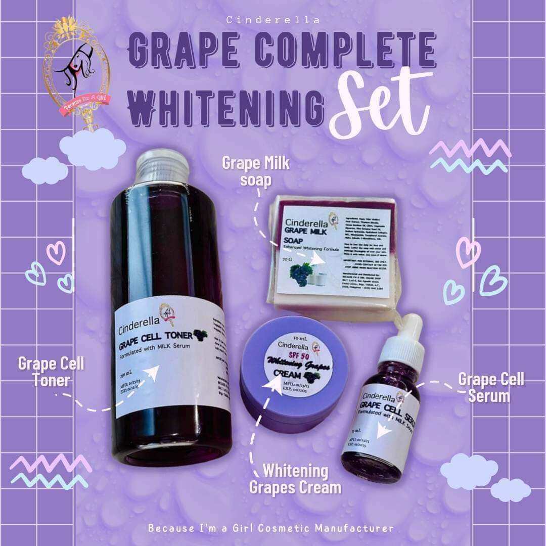 Grapes toner complete set Lazada PH