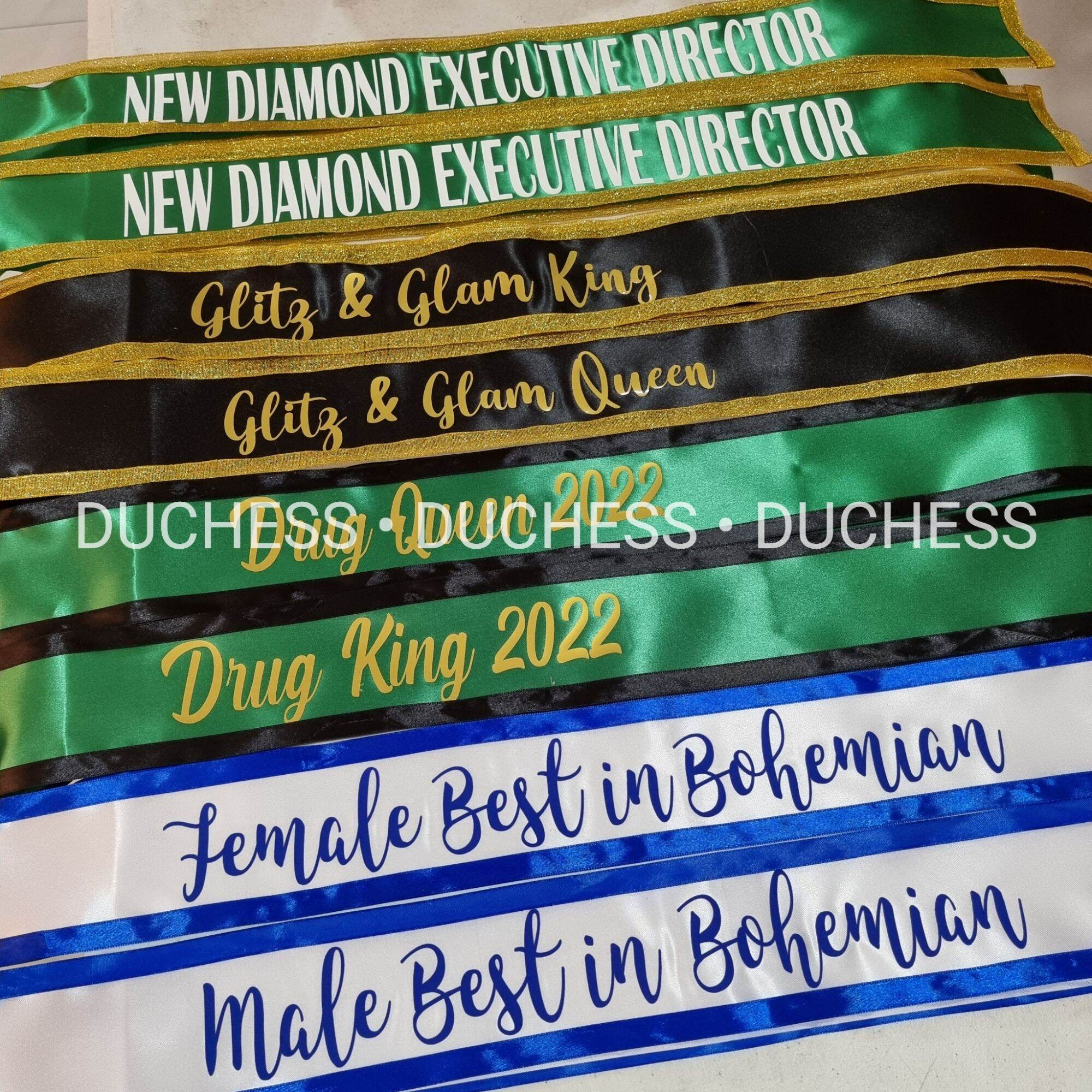 Customized Sash Pageant Sash Awards Sash Any Sash Graduation Sash. 