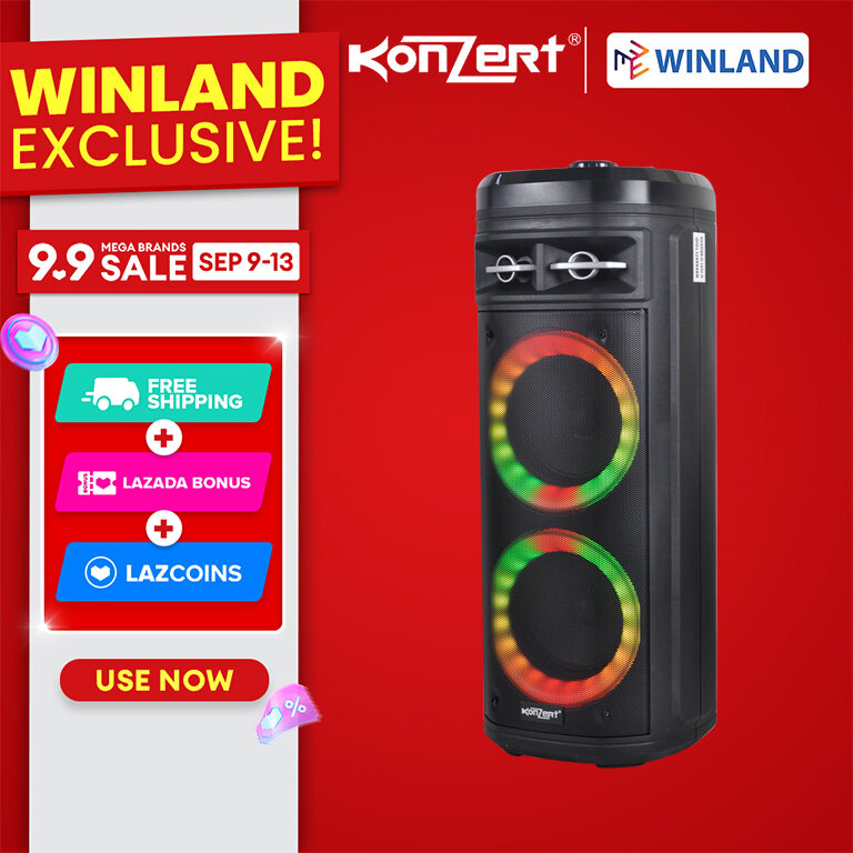 Winland Kontempo 6 Karaoke Portable Party Speaker with Bluetooth