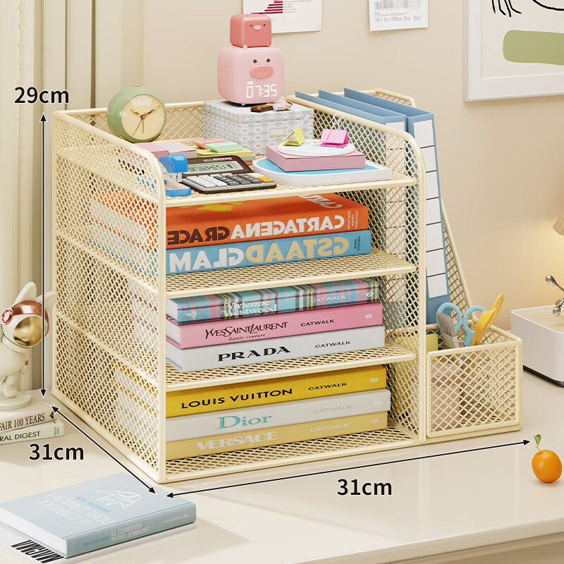 evesigar | Modern Desktop Multi-layer File Storage Rack