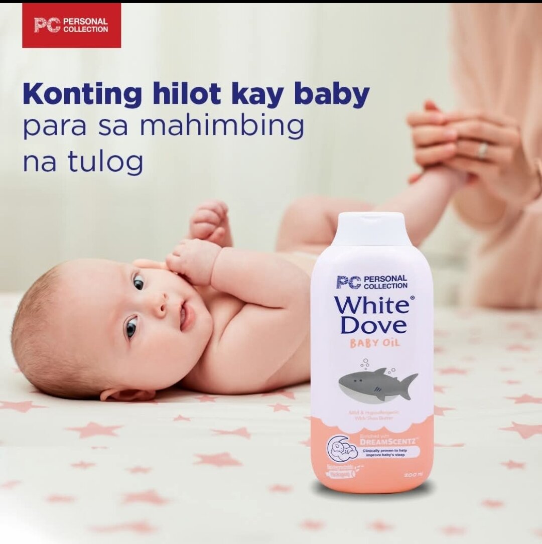 white dove baby oil