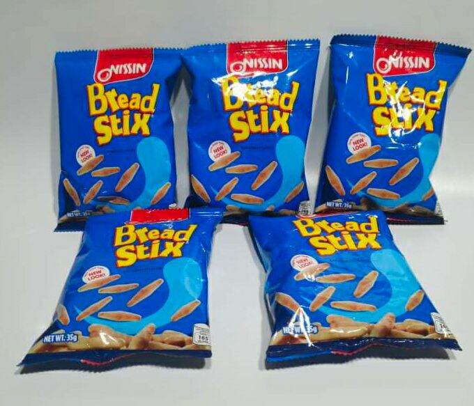 5 Packs of Nissin Bread Stix