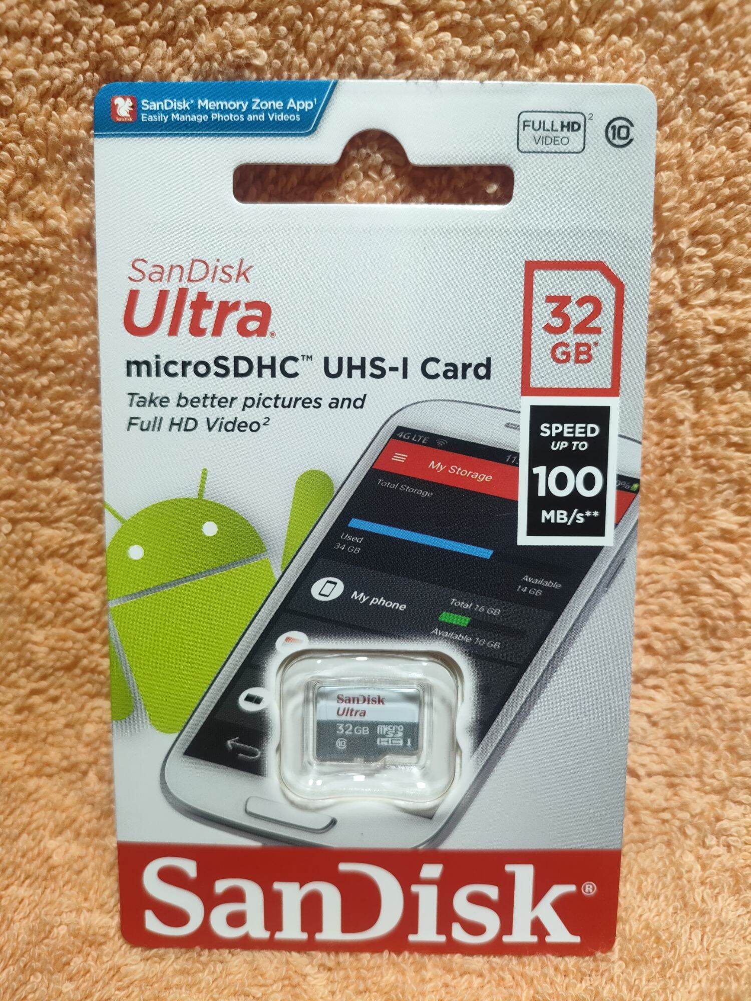 Original SanDisk Ultra 32GB, micro SD CARD, for Mobile Phone, Tablet