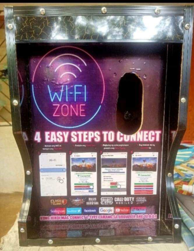 PISO WIFI BOX OR VENDO,WIFI BOX WITH STICKER AND CAMLOCK Lazada PH