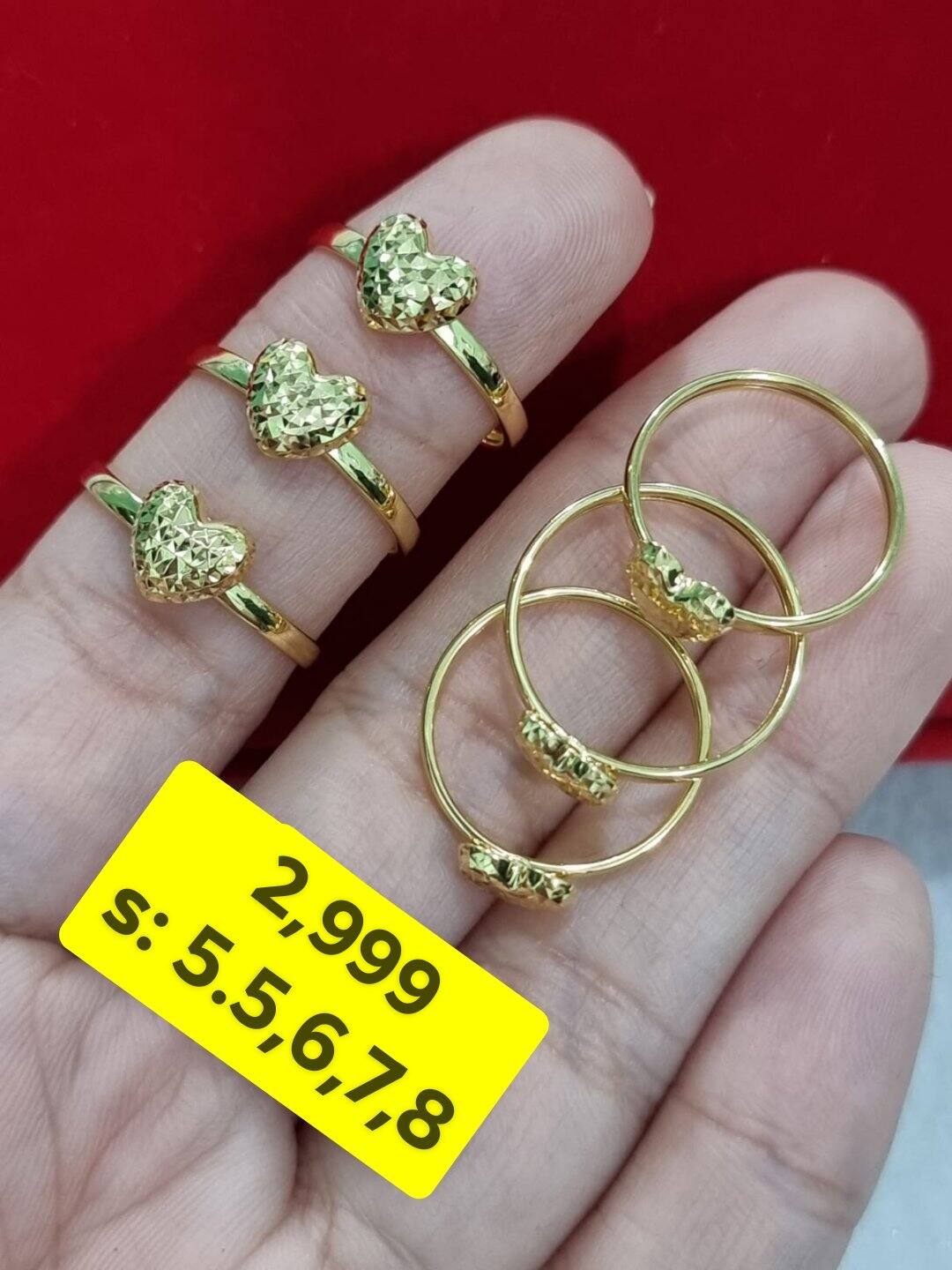 Saudi gold deals ring 18k