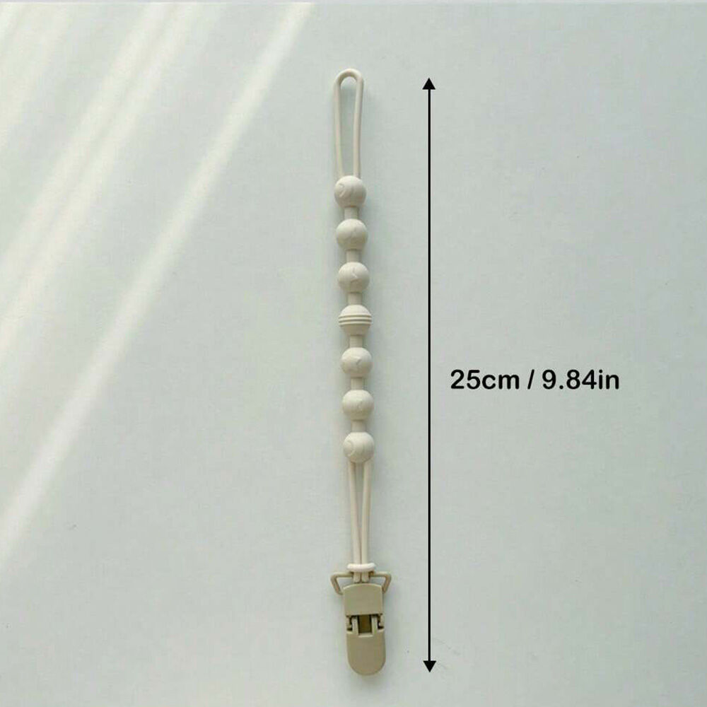 Baby Pacifier Clips Integrated silicone baby pacifier chain Teether Teething Toys Dummy Clip Holder Chain Clip Baby Gift