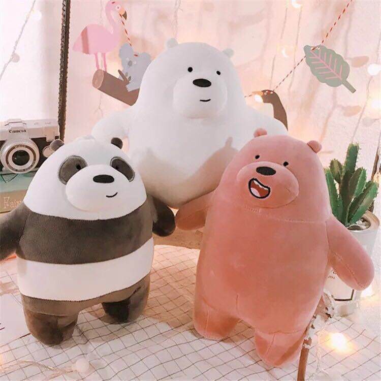 WE BARE BEARS Stuffed Toys Plush Soft Toys 7inch 18cm we bare bear Lazada PH