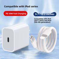 Henyou | PD30W Fast Charging Adapter for Apple iPad 9 iPad 5-9 9.7-inch Tablets
