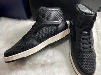 ✅DKNY Malone High top Sneakers size 11 men’s black shoes