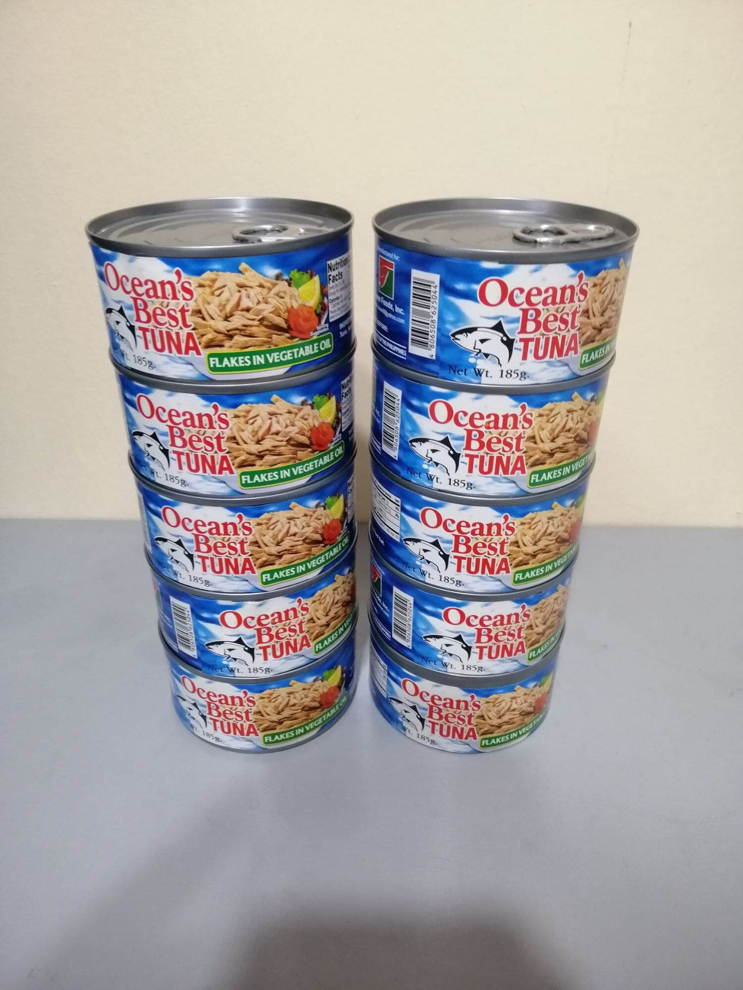 Ocean's Best Tuna ( flakes in vegetable oil) 185g Lazada PH