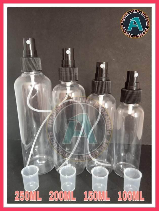 clear spray bottles with black spray Lazada PH