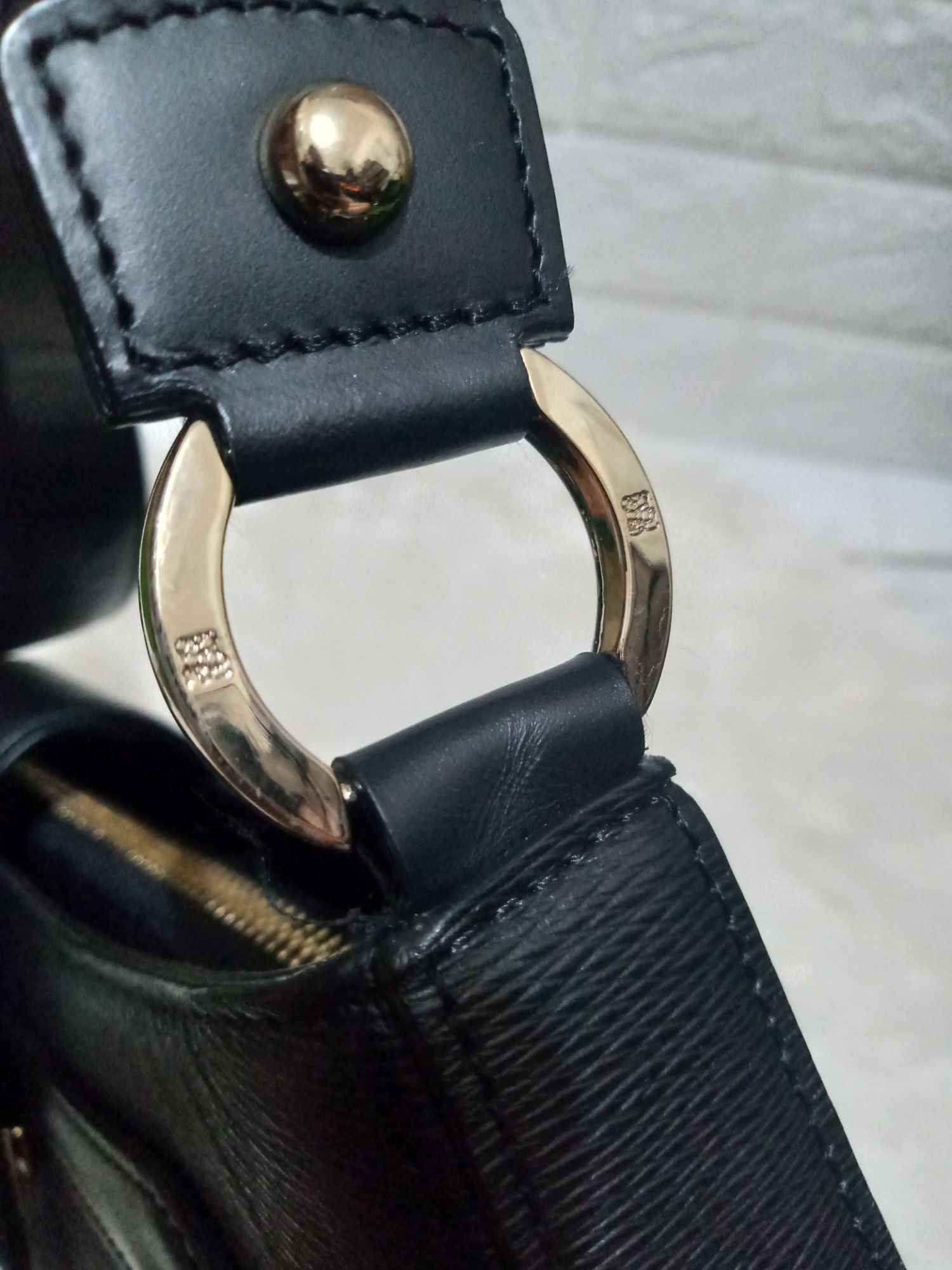 Louis Quatorze Paris One Shoulder Bag in Signature LQ Gold Lock