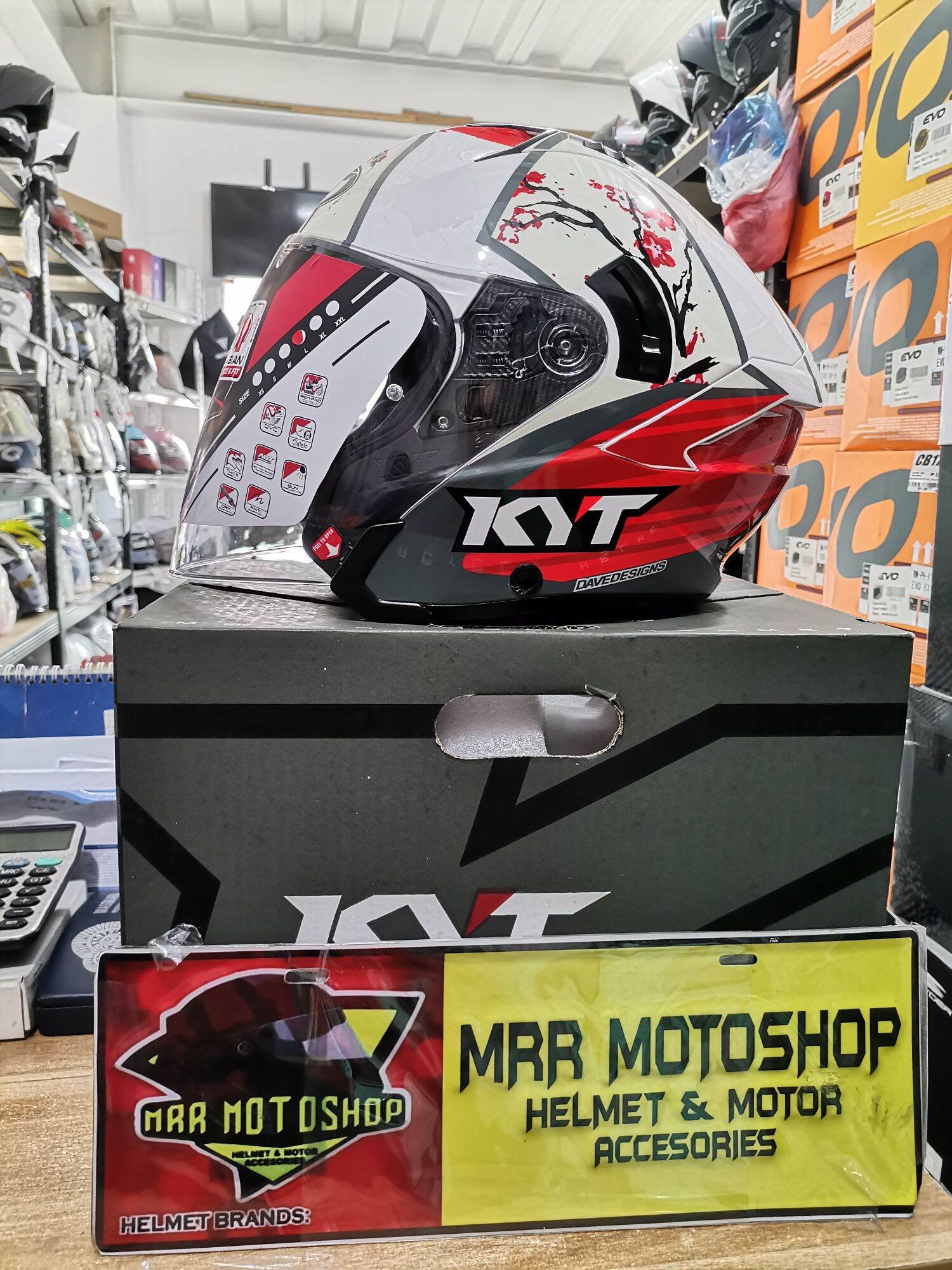 KYT NFJ sakura Kyt Nfj Half Face Helmet Medium Large Small Helmet
