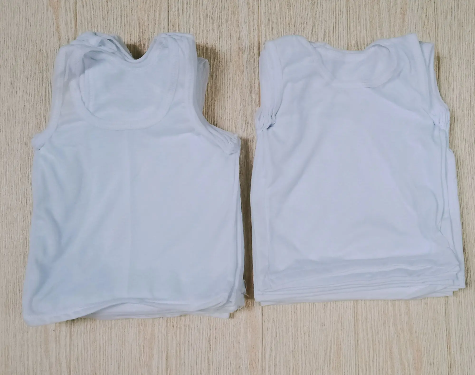 12pcs Sando For Baby/ordinary/6months Below/all white