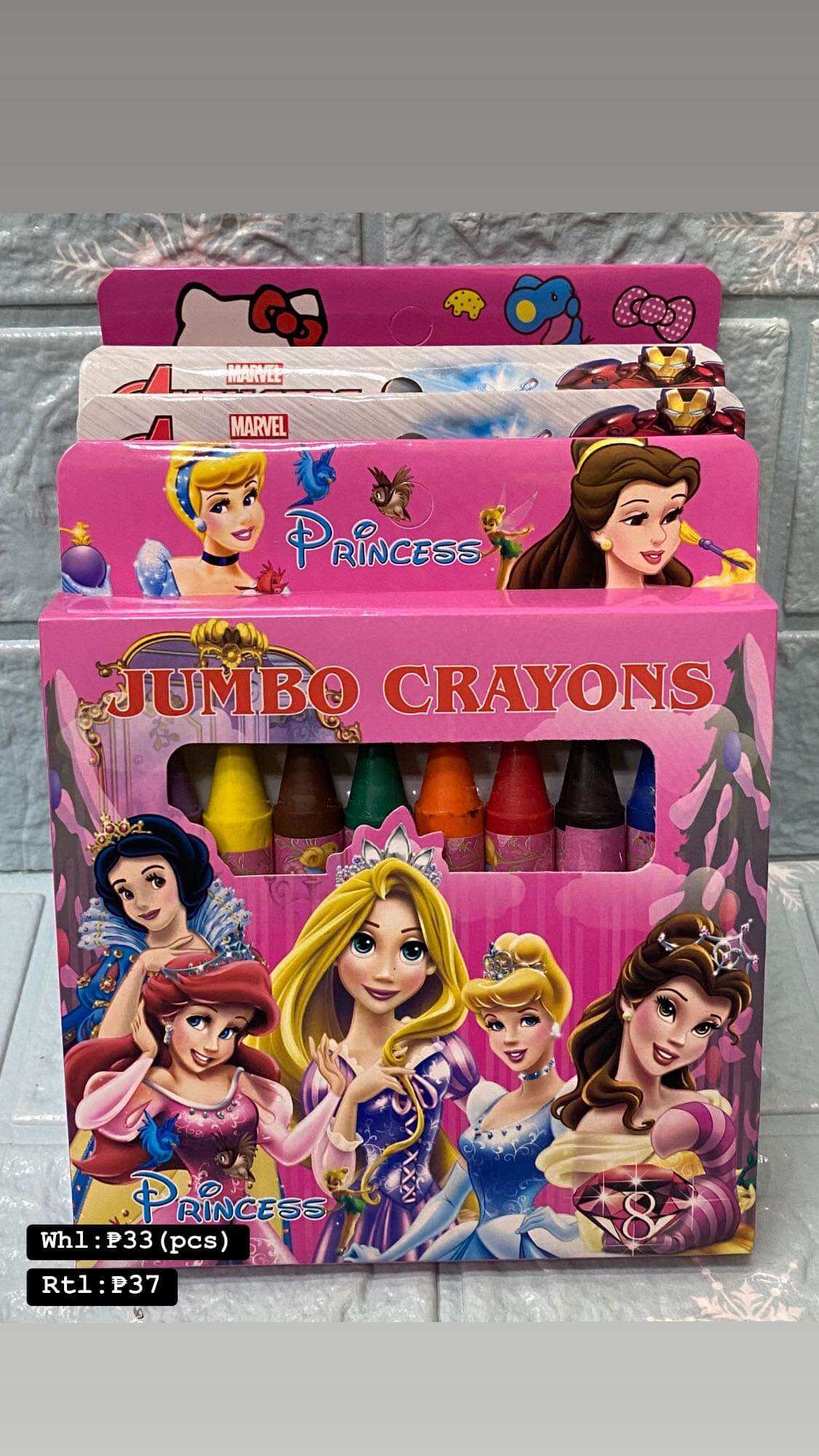 JUMBO PRINCESS CRAYONS 8PCS Lazada PH