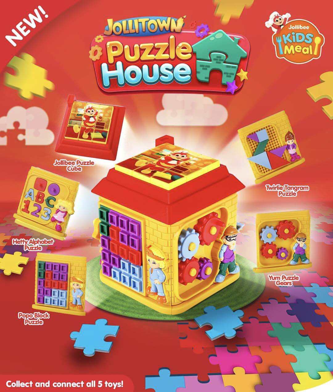 Jollibee Puzzle House (Learning Toy) 2023 Jollibee Learning