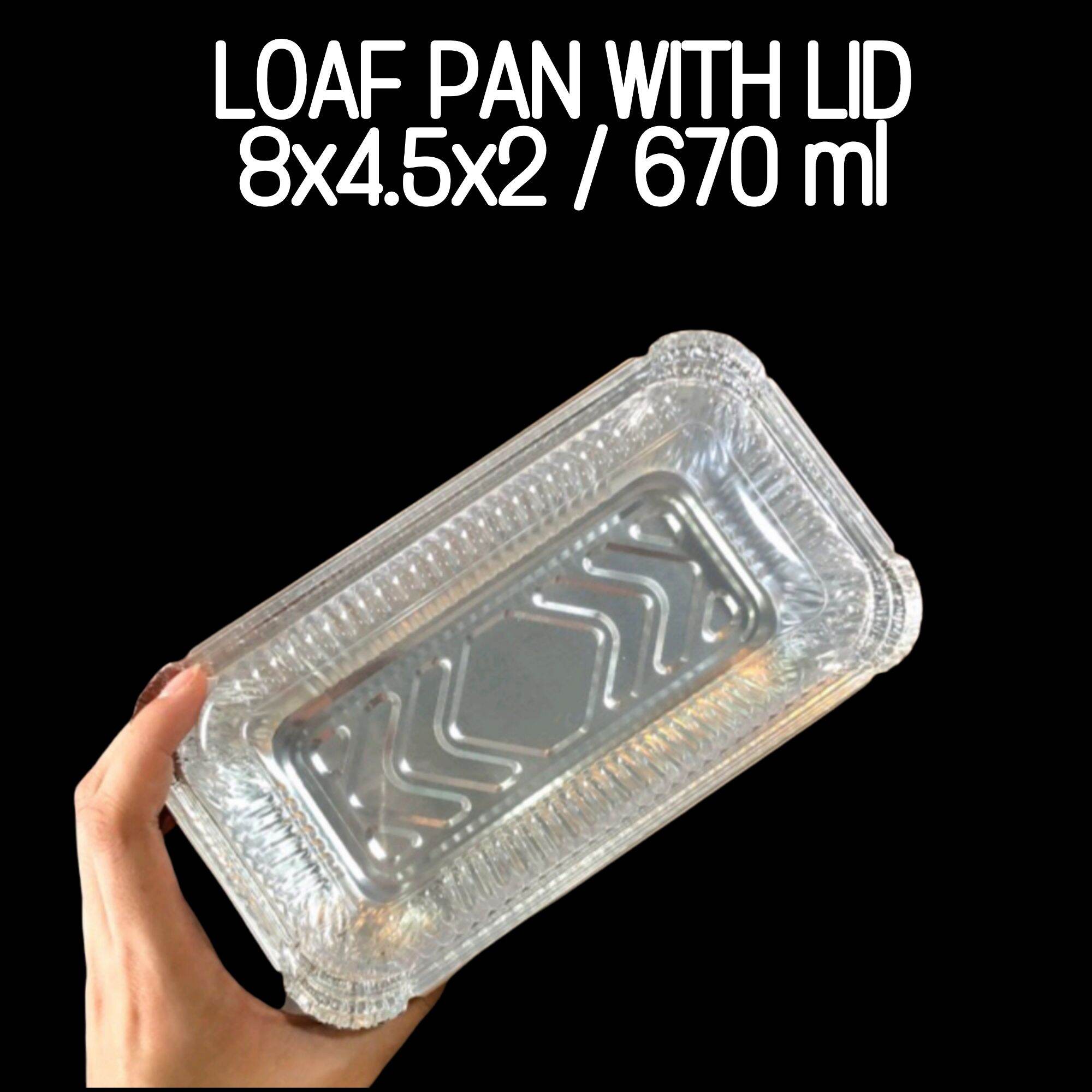 10 PCS Loaf Pan 670ml 2011 Aluminum Foil Tray With Lid Lazada PH