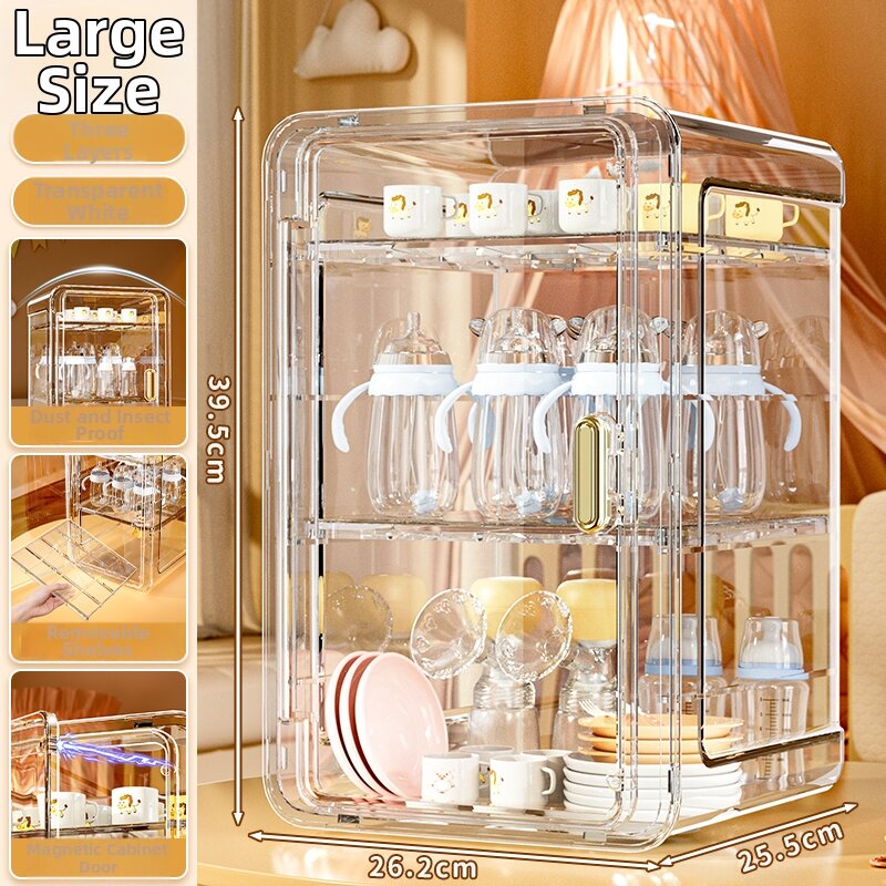 MEIZHUFU | Baby-specific Milk Bottle Cutlery and Food Storage Rack