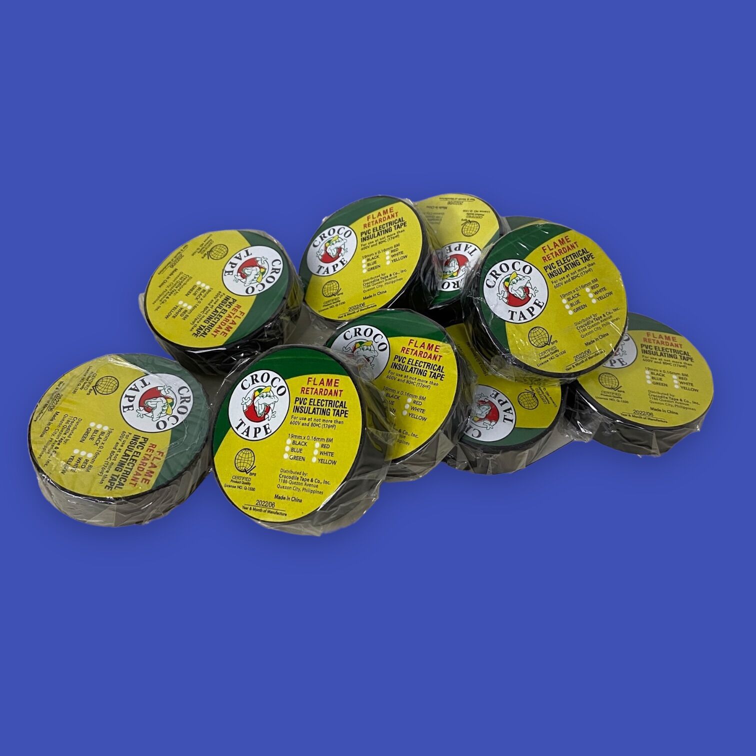 Electrical Tape Croco(Small,Medium,Large)Black sold per Pc | Lazada PH