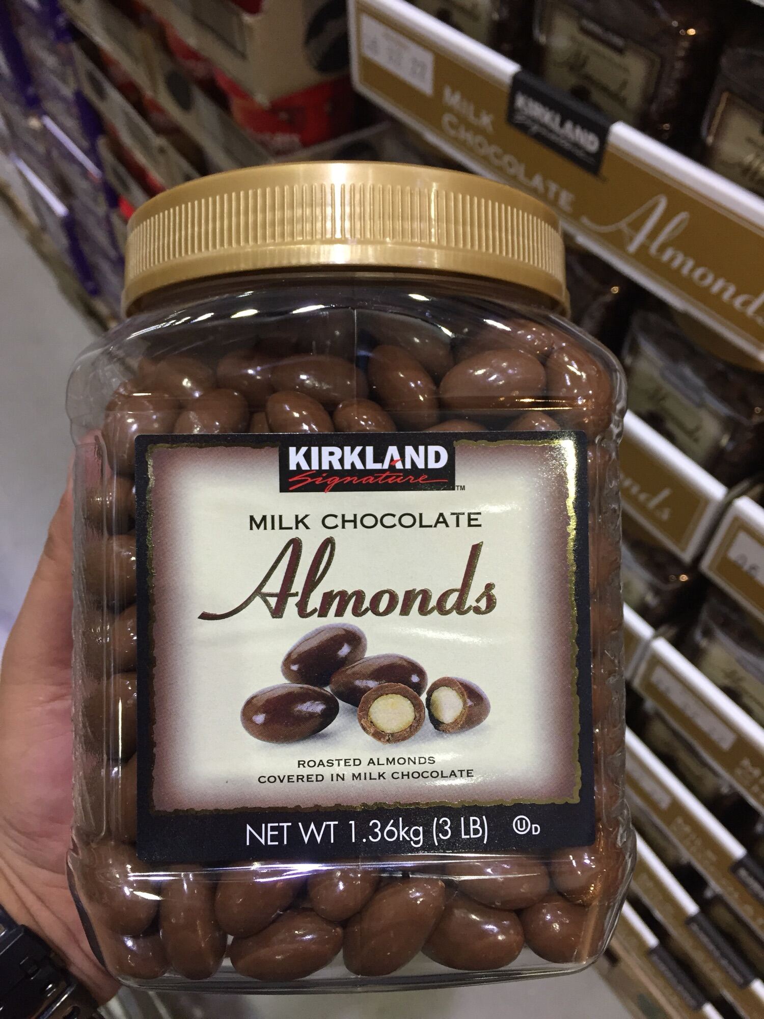 Kirkland signature chocolate covered almonds 1.36kg Lazada PH