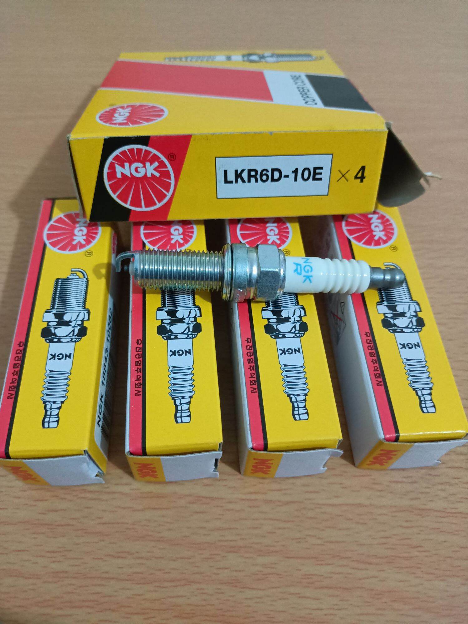 [4PCS LKR6D10E]SPARK PLUG FOR HYUNDAI ACCENT 2013 UP KAPPA/i10/KIA RIO 1217/PICANTO 1117