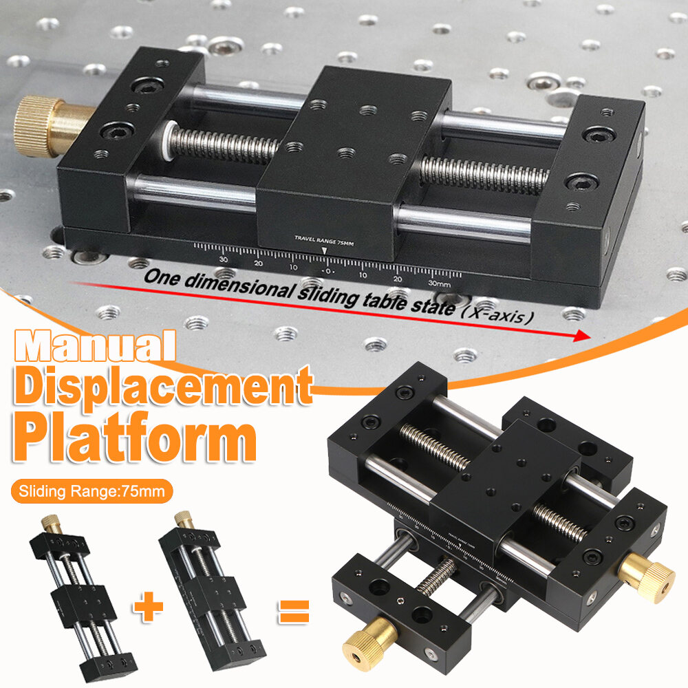 XY Displacement Platform Manual Fine-tuning Sliding Table Optical ...