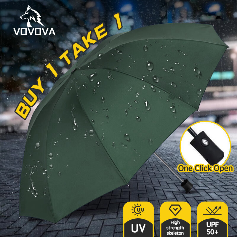 VOVOVA UV Folding Umbrella - Durable, Waterproof, Wind Resistant