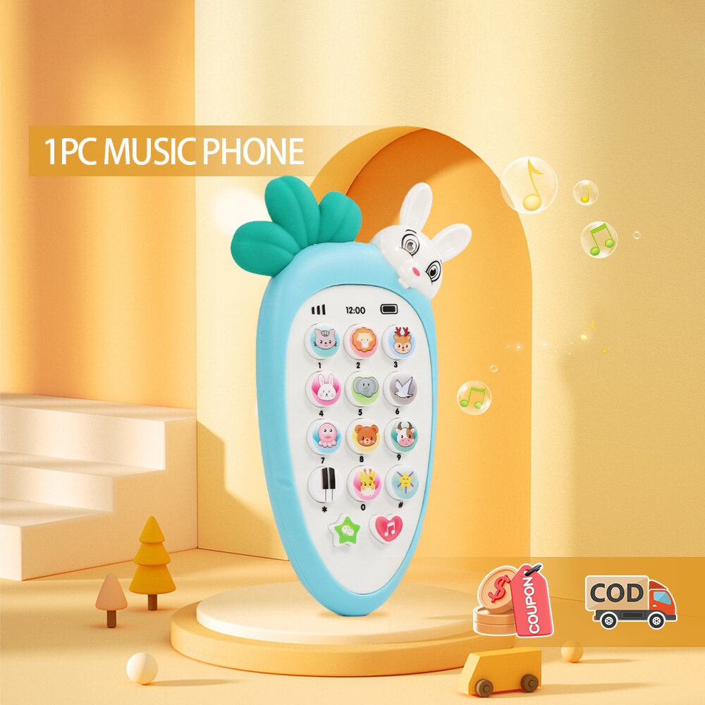 Baby Phone Toy - English Learning with Music & Lights