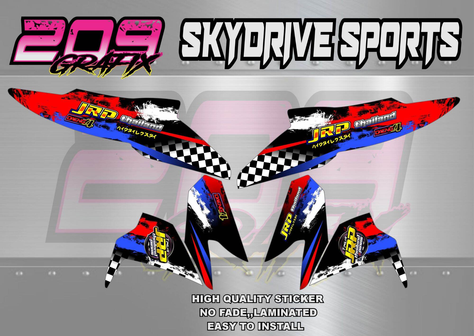 SKYDRIVE SPORTS DECAL STICKER GRP Lazada PH