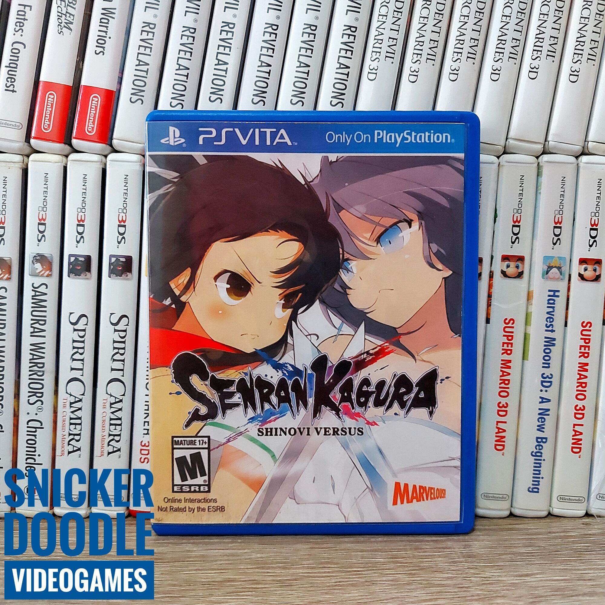 Senran Kagura: Shinovi Versus sony PS Vita Replacement CASE 