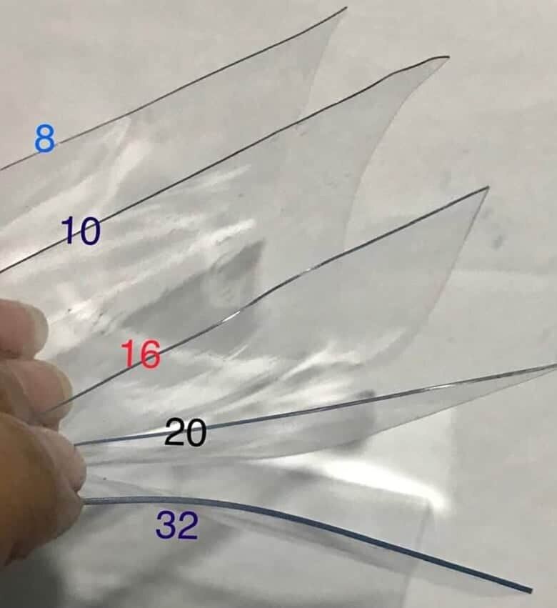 TRANSPARENT / CLEAR PVC PLASTIC COVER SHEET GAUGE 16 (48" x 50m