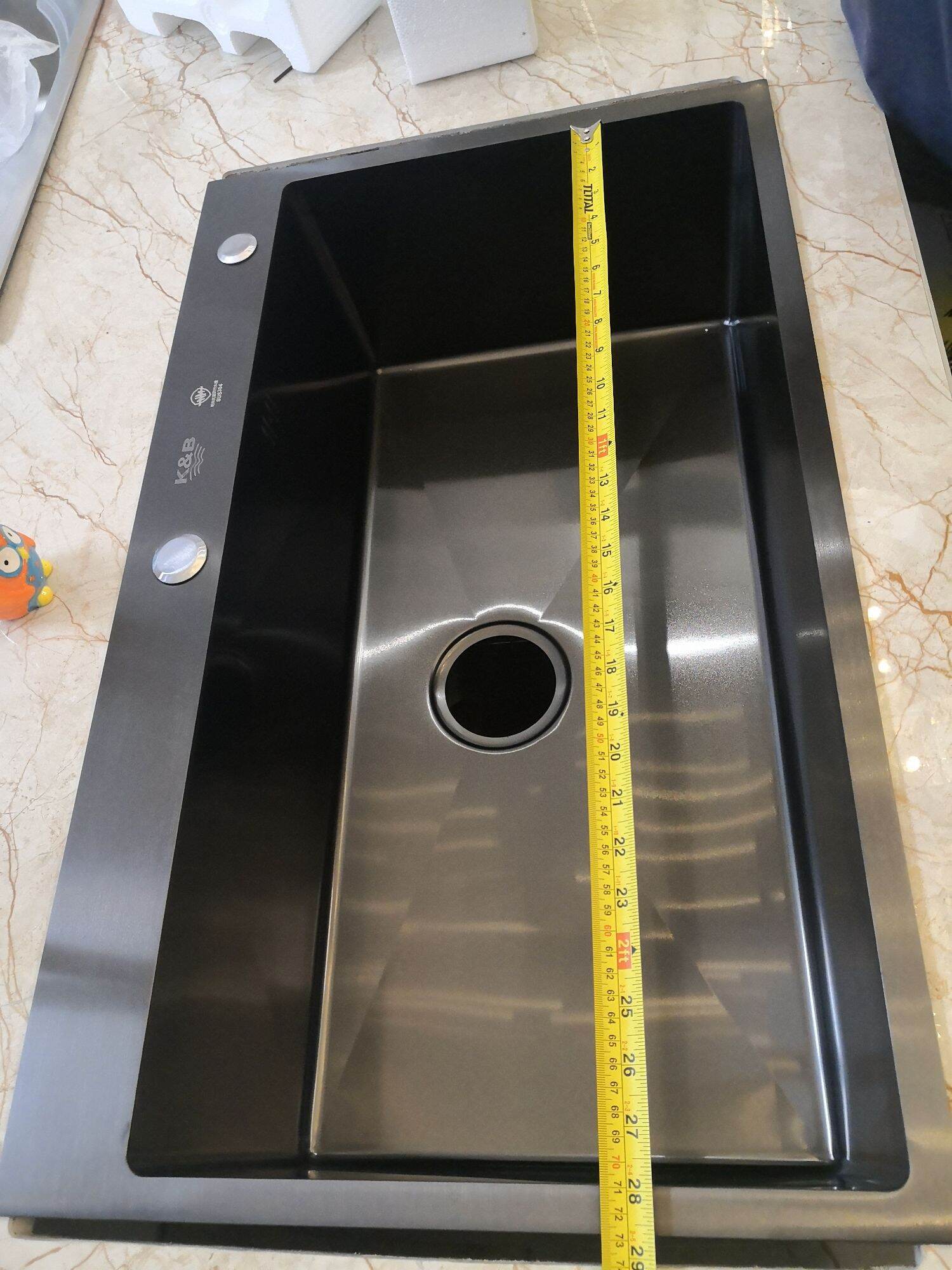 75 cm x 45cm single tub undermount DIARKIS Kitchen sink 304 stainless (RenzRobin88 Marketing) Presyo 4,288 Piso*Libreng Shipping