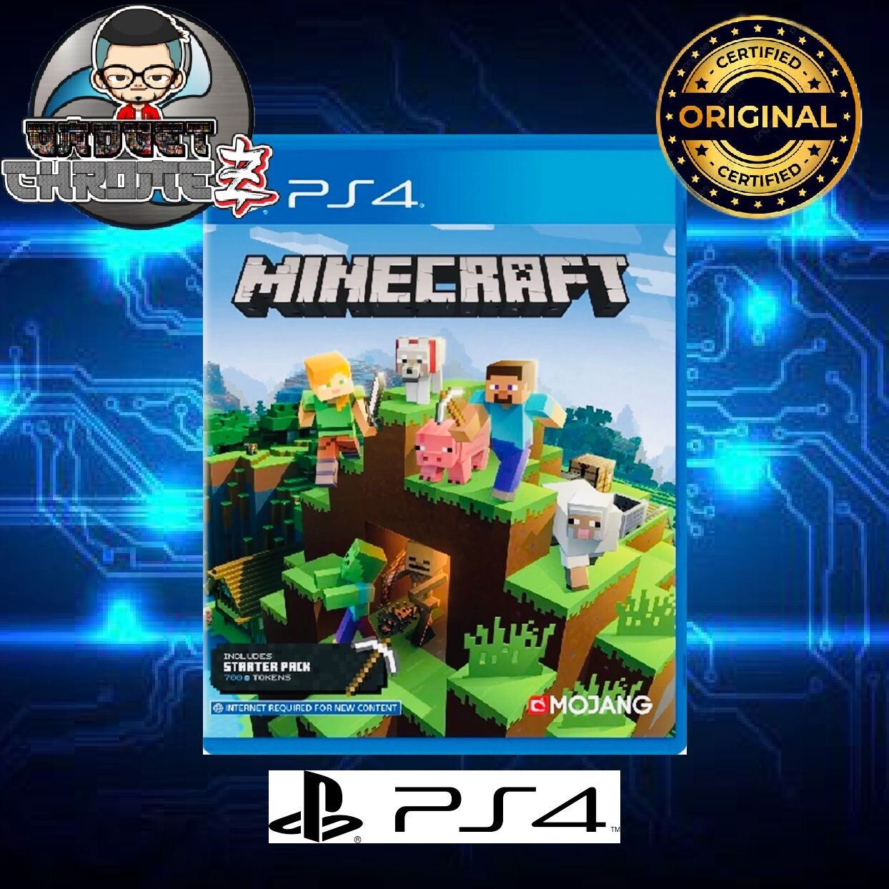 Minecraft ps4 starter sales pack