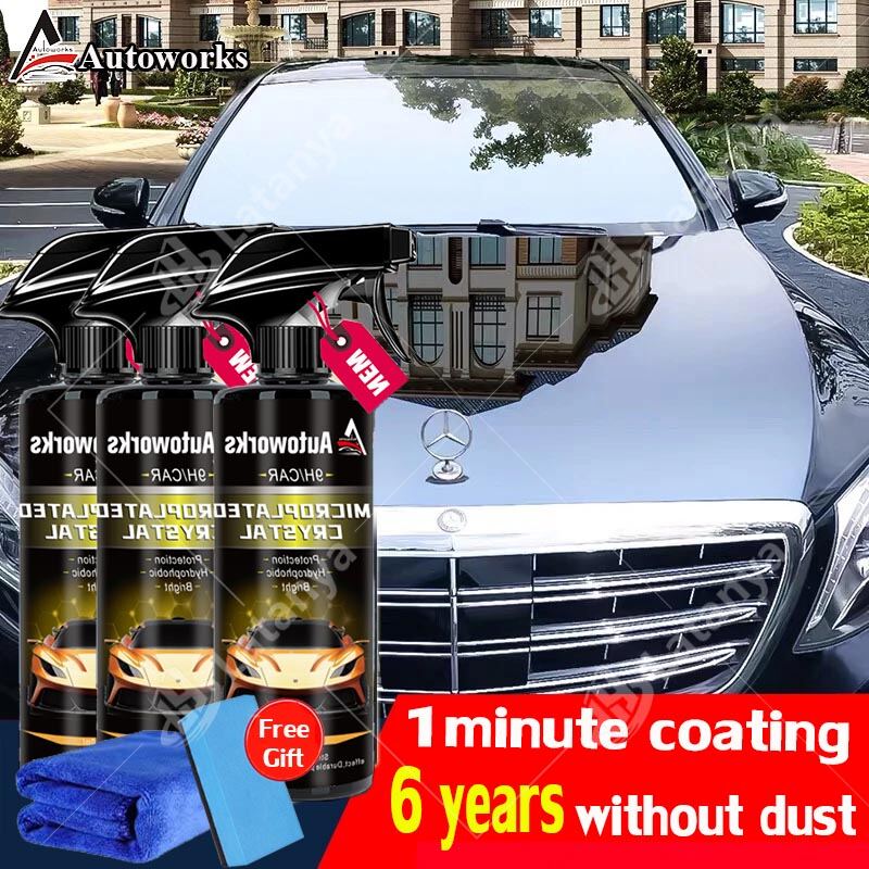 NanoPro Car Coating Spray: 2-in-1 Wax, Polish, and Protection