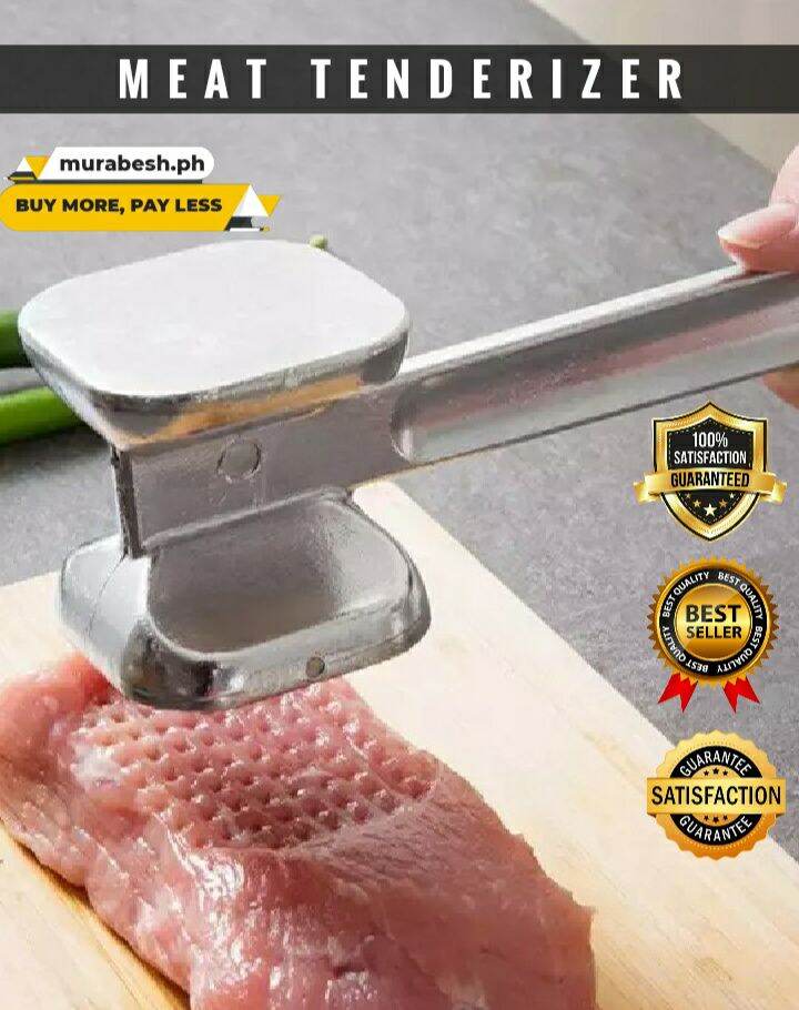 Murabeshph Cod Original Double Sided Meat Tenderizer Heavy