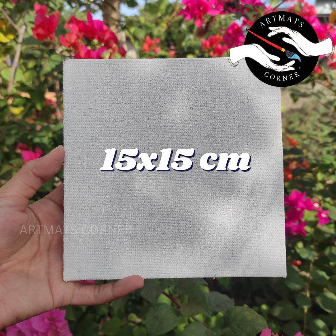 Mini Canvas Panel Square Sizes Gesso Primed Student Grade for Painting ...