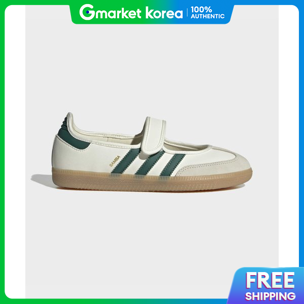 adidas / Authentic Store Product Fashion Casual Shoes Ih6485 Samba Jane Cream White Green 6166435