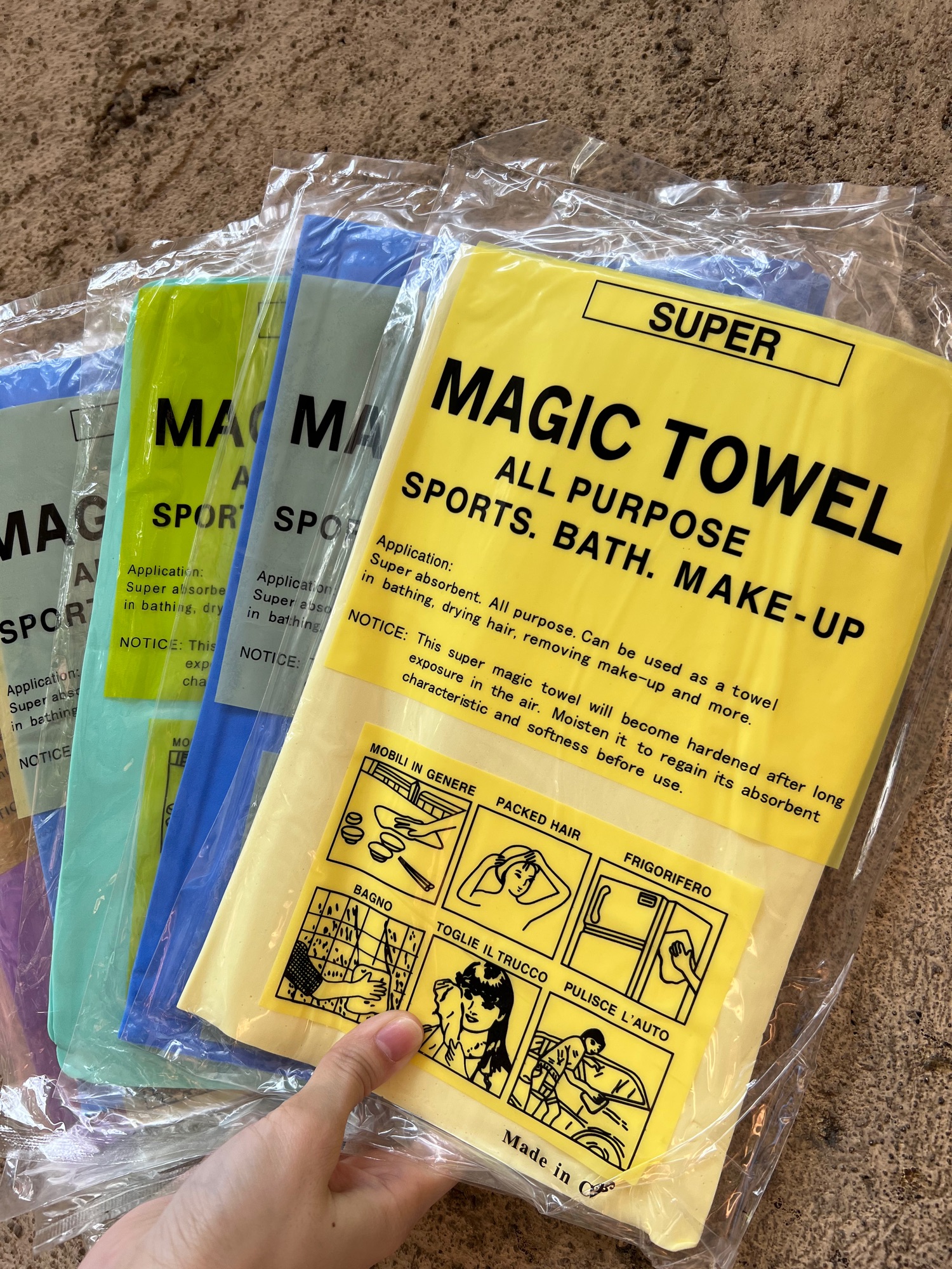 MAGIC TOWEL. all purpose chamois. Magic cloth