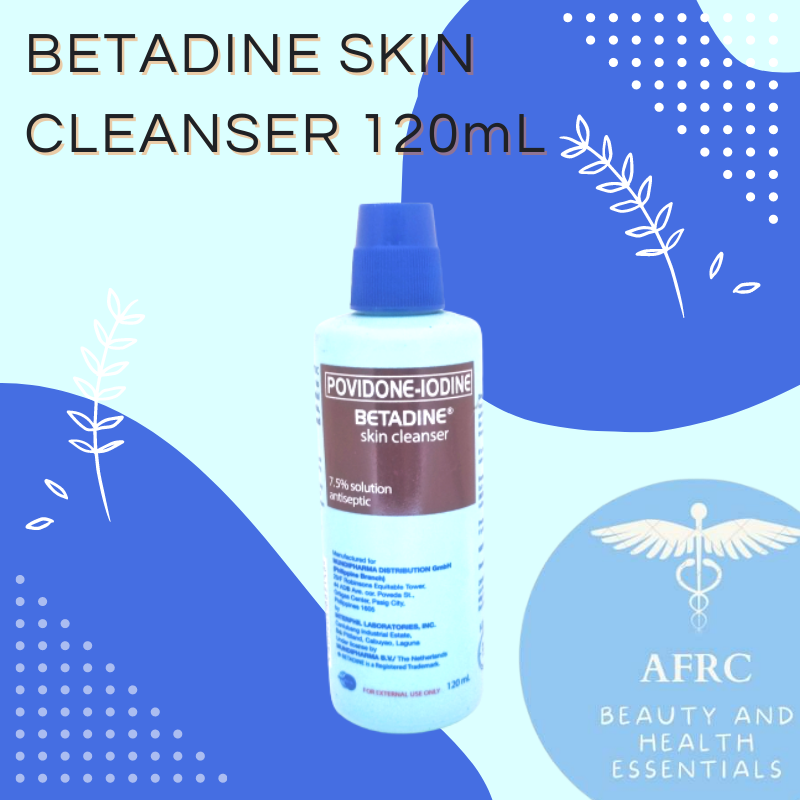 Betadine Skin Cleanser 120mL Antiseptic Solution Lazada PH
