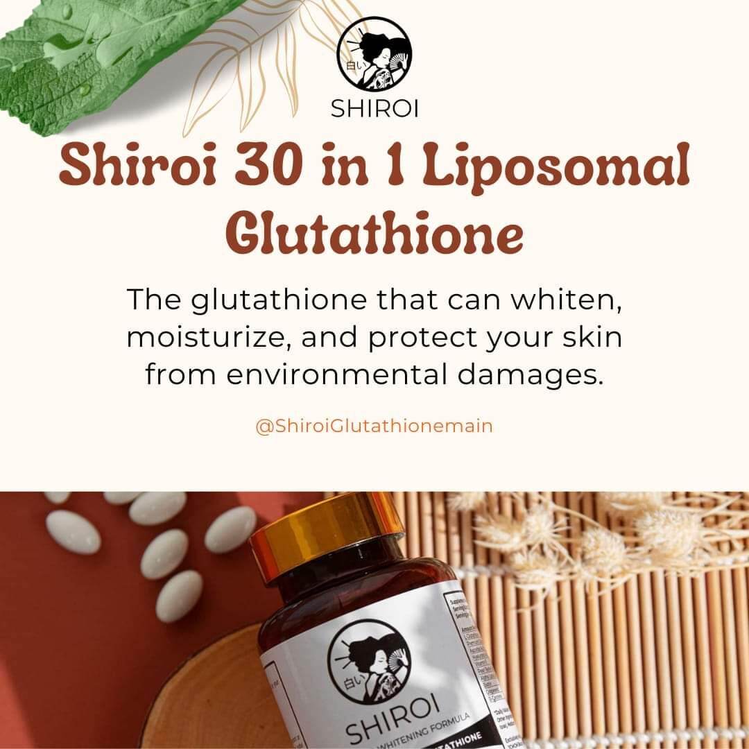 Shiroi Liposomal 30 in 1 Glutathione | Lazada PH