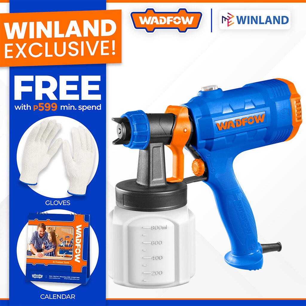 WADFOW by Winland Floor Based HVLP Electric Spray Paint Gun Paint Zoom