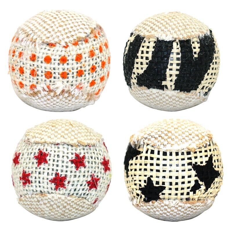 1 Pcs Ball Cat Toy Interactive Cat Toys Play Chewing Rattle Scratch Catch Pet Kitten Cat Exercise Toy Balls(style Random). 