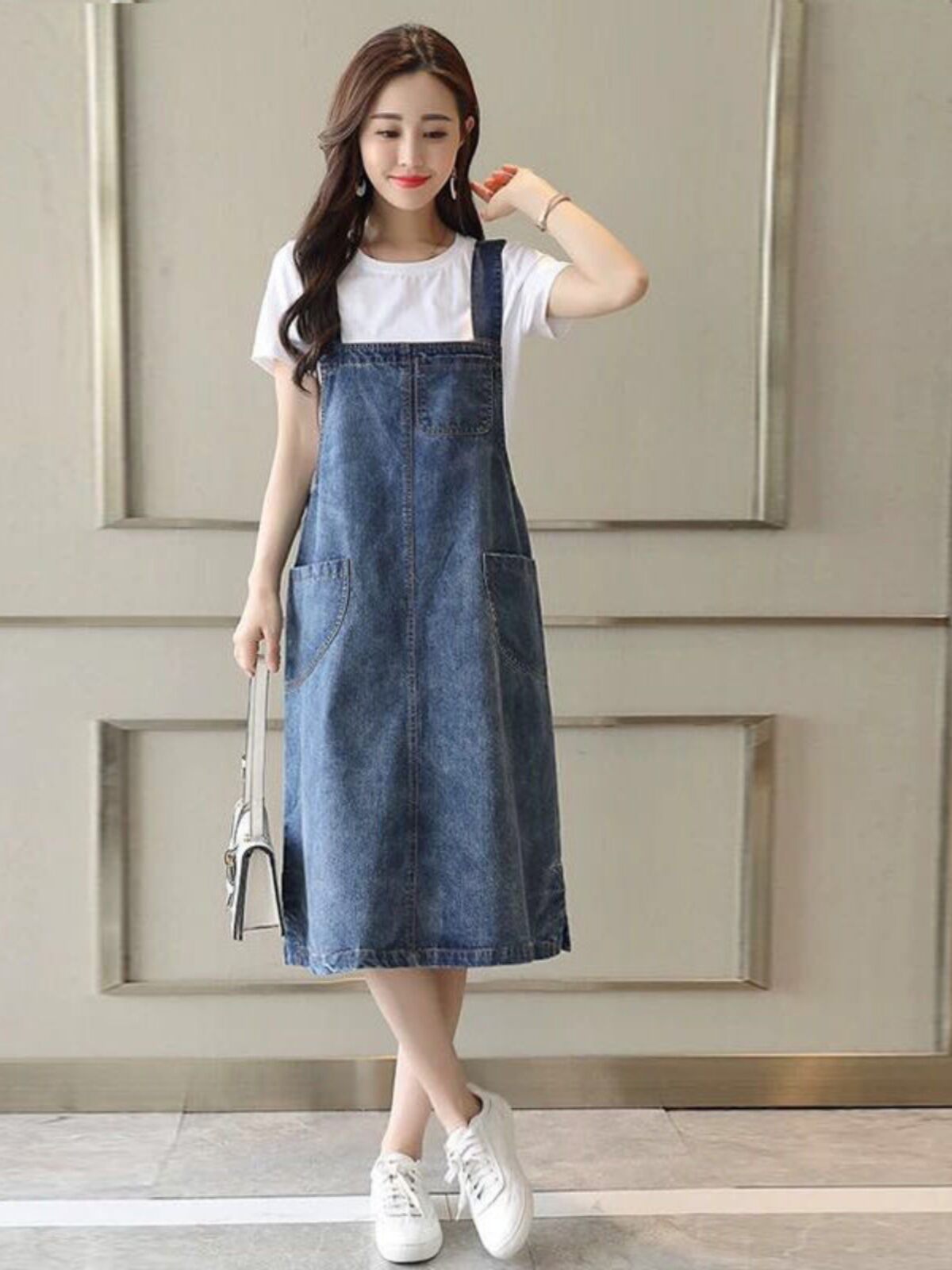 lazada denim dress short sleeve denim dress