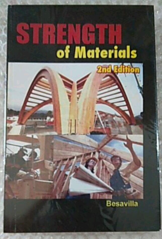 STRENGTH OF MATERIALS 2nd ed.by besavilla Lazada PH