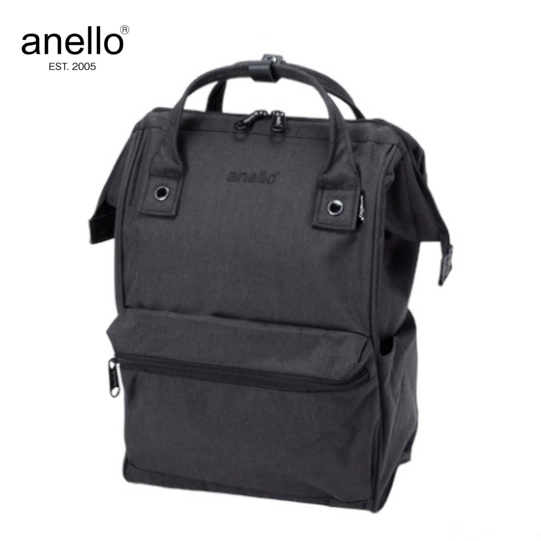 Anello® Classic Backpack - Mottled Polyester Canvas (Regular Size)