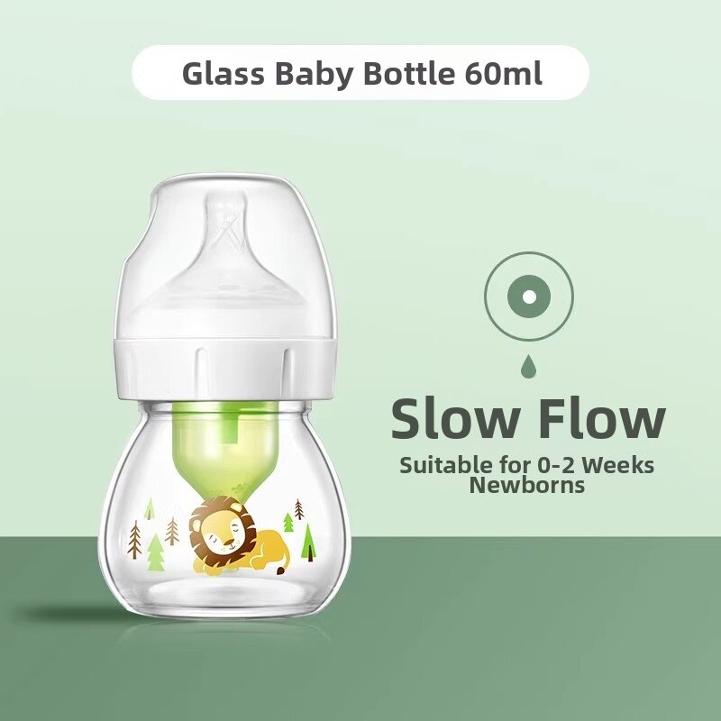 Dr Brown’s Natural Flow | Newborn Anti-colic Glass Baby Bottle Wide Mouth