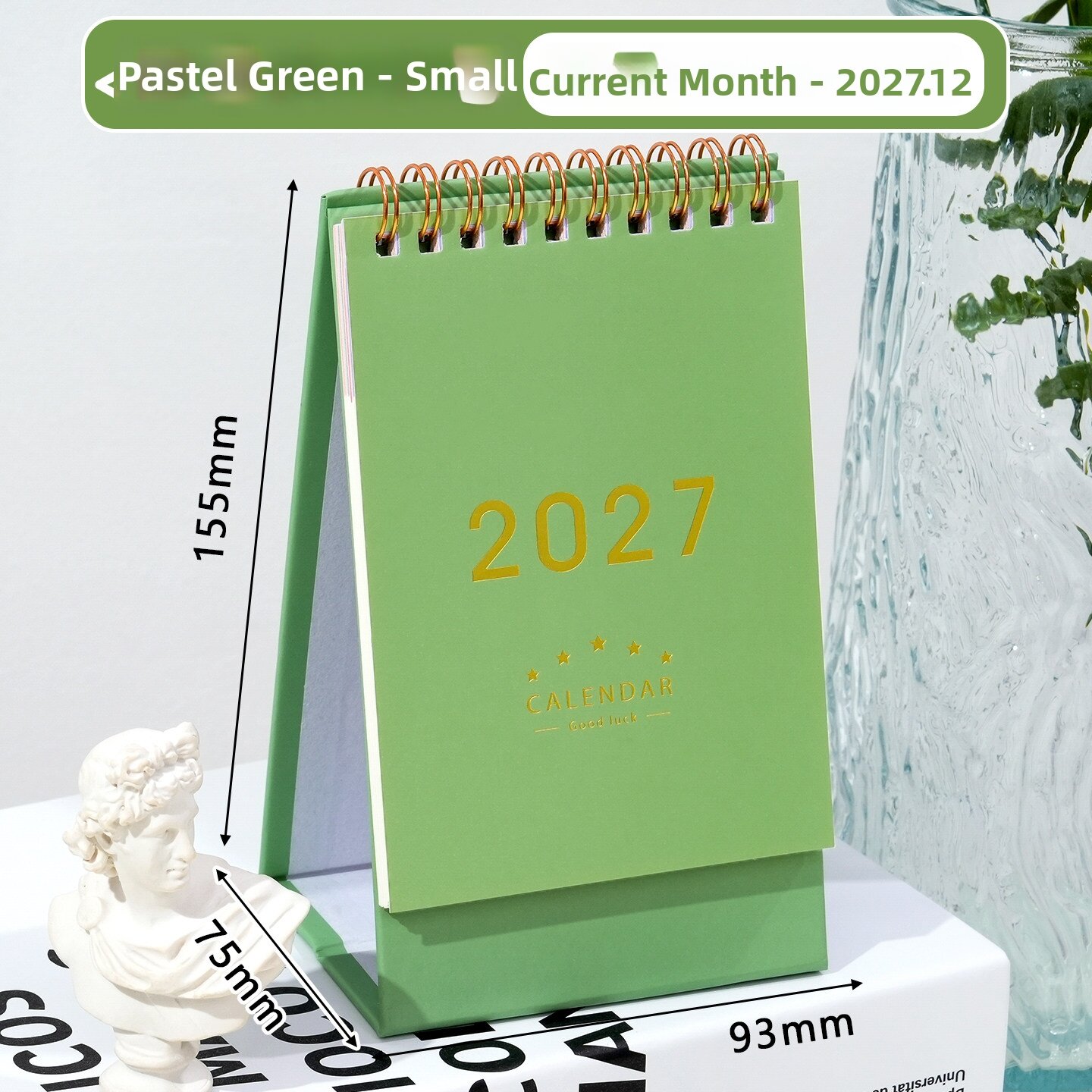 YUCHU | Retro Creative Desk Calendar 2026 Planning Memo